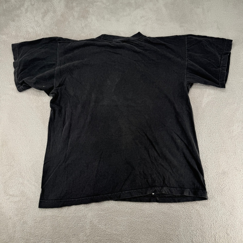 Vintage Planet Hollywood Mens T-Shirt XL Black Preowned London Faded - Picture 2 of 7